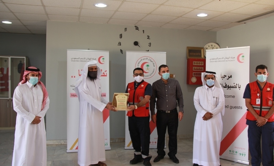 زيارة الكلية لمركز الهلال الأحمر السعودي بمحافظة الغاط  