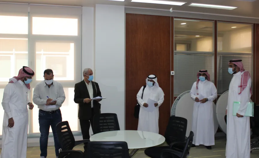 Accreditation working team visits College of Science to check Mathematics Program  - فريق الاعتماد 