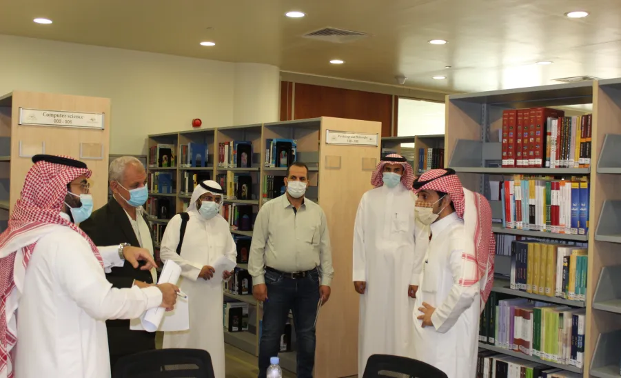 Accreditation working team visits College of Science to check Mathematics Program  - فريق الاعتماد 