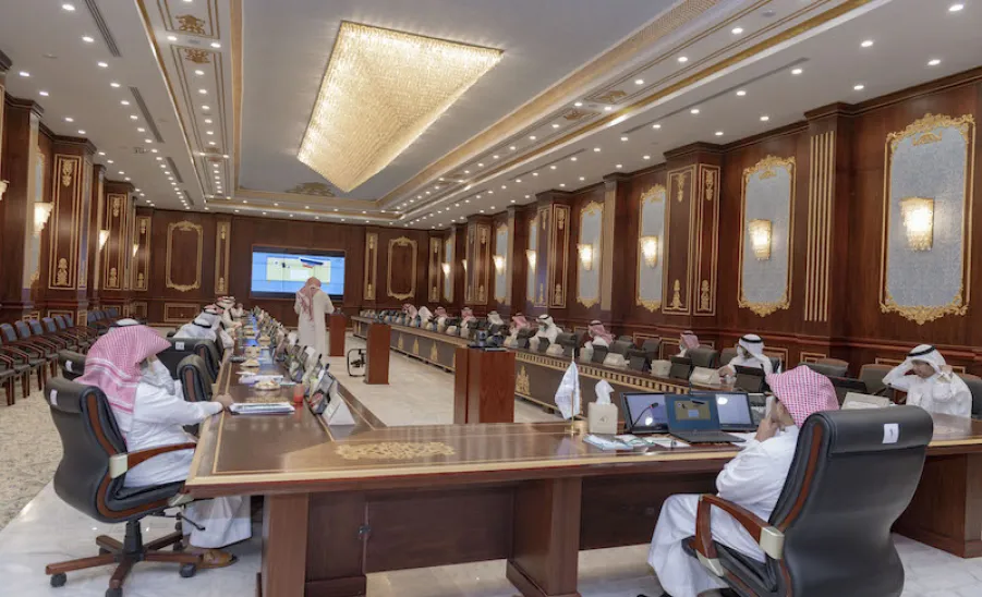 رئيس الجامعة يدشن عدداً من المنصات الرقمية ( الرباعية الرقمية ) - جامعة المجمعة