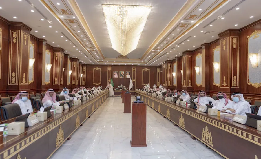رئيس الجامعة يدشن عدداً من المنصات الرقمية ( الرباعية الرقمية ) - جامعة المجمعة