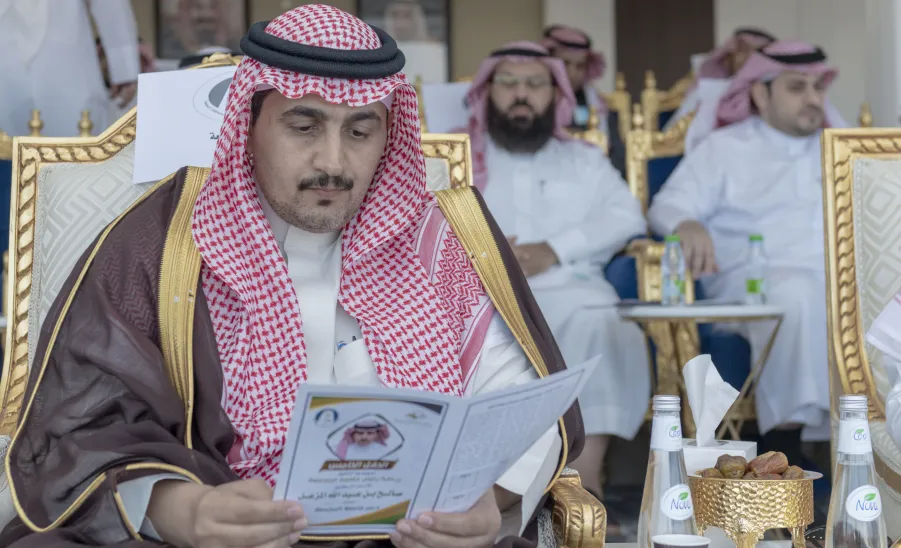 رئيس الجامعة يرعى حفل السباق الخامس لميدان الفروسية بالمجمعة - جامعة المجمعة 