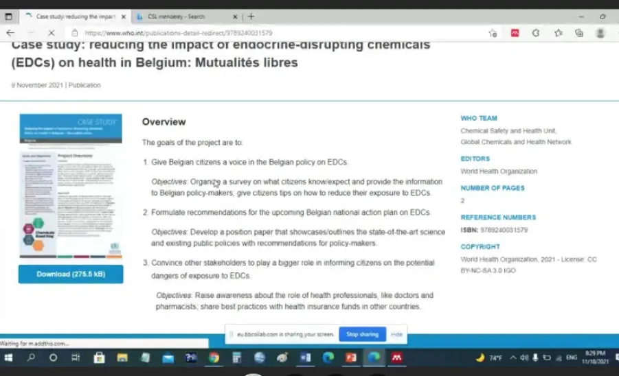 عمادة البحث العلمي بالتعاون مع كلية العلوم الطبية التطبيقة تقيم دورة عن إستخدام برنامج Mendeley - dsr