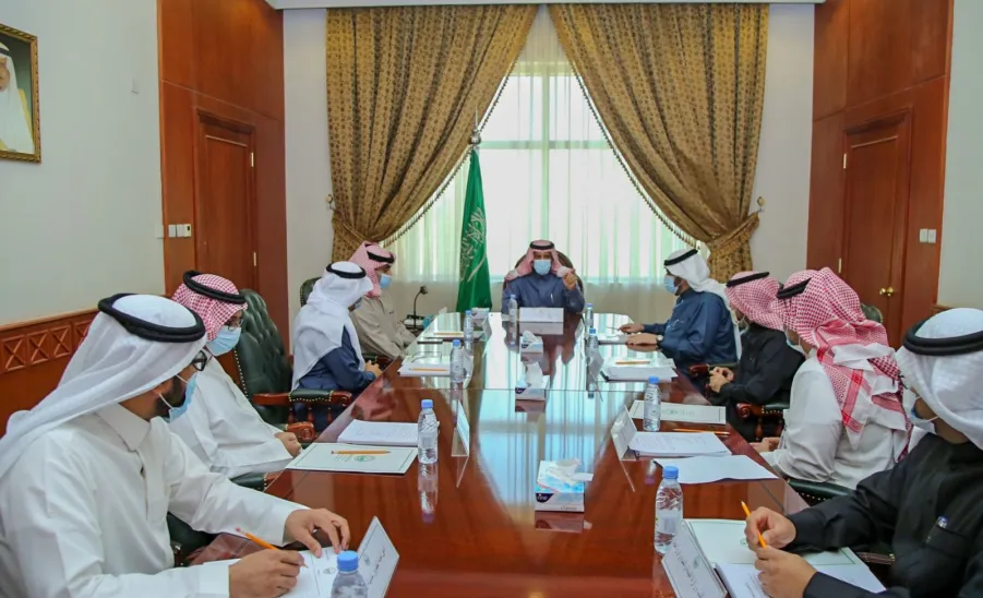 لجنة تطوير مدينة المجمعة تعقد اجتماعها الأول بديوان المحافظة -  جامعة المجمعة