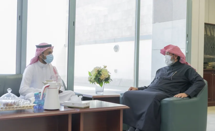  لمناقشة أوجه التعاون : وكيل الجامعة يستقبل فريقاً من الشركة السعودية للخطوط الحديدية ( سار ) -  لمناقشة أوجه التعاون بين الجامعة والشركة: وكيل الجامعة يستقبل فريق الشركة السعودية للخطوط الحديدية "سار"