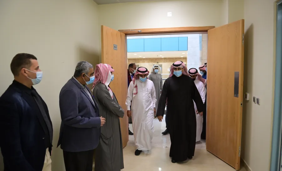 A TOUR OF INSPECTION BY MU RECTOR DEANSHIP OF E-LEARNING
 - جامعة المجمعة 