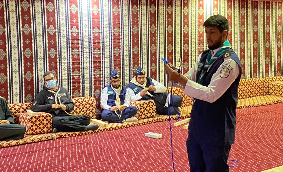عمادة شؤون الطلاب تنظم البرنامج الكشفي لطلبة الجامعة -  2