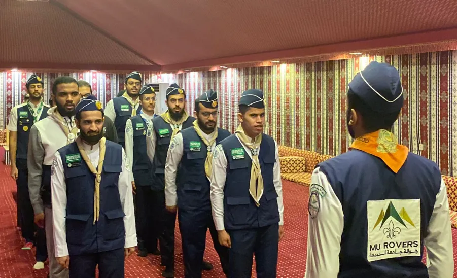 عمادة شؤون الطلاب تنظم البرنامج الكشفي لطلبة الجامعة -  4