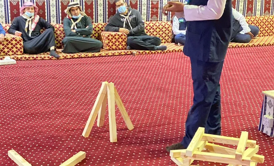 عمادة شؤون الطلاب تنظم البرنامج الكشفي لطلبة الجامعة -  5