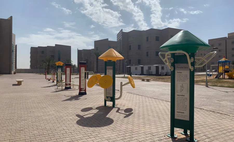 Renovating old playgrounds at university housing  - الألعاب 5