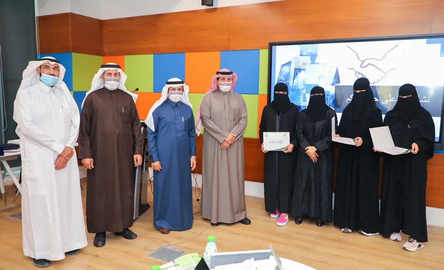 رئيس الجامعة يرعى لقاء التصفيات النهائية للمرحلة الأولى لتحدي الابتكار الجامعي للتنمية المستدامة -  جامعة المجمعة 