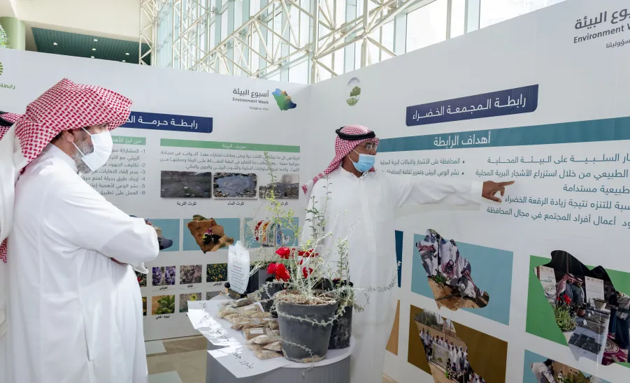 MU LAUNCHES ACTIVITIES OF ENVIRONMENT WEEK
 -  وكيل الجامعة يدشن فعاليات أسبوع البيئة بالجامعة