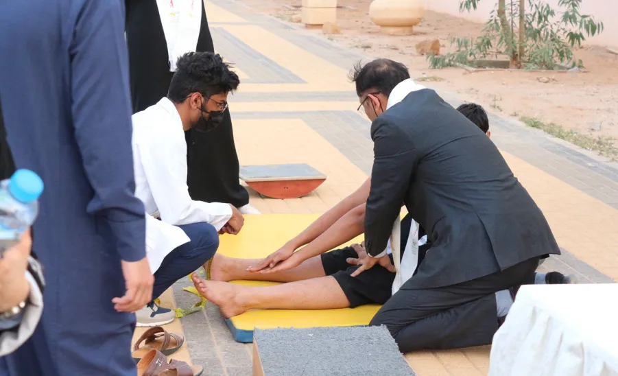 The college holds initiative entitled "Your Step is the Balance of your Health"
 -  2