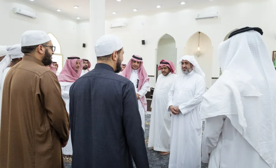 وكيل الجامعة يفتتح مشروع مسجد مجمع إسكان الزلفي -  المسجد 5