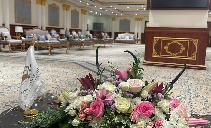 وكالة الجامعة لشؤون الطالبات تقيم حفل المعايدة السنوي لمنسوبات الجامعة بمناسبة عيد الفطر المبارك -  جامعة المجمعة 