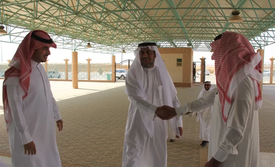 Vice Rector for Educational Affairs on visit to the College 
 - زيارة وكيل الجامعة للشؤون التعليمية للكلية