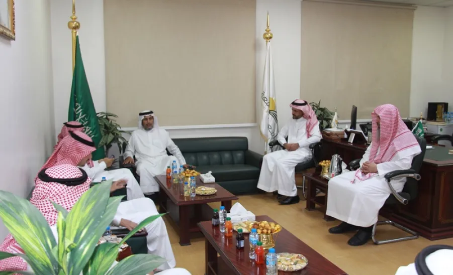 Vice Rector for Educational Affairs on visit to the College 
 - زيارة وكيل الجامعة للشؤون التعليمية للكلية