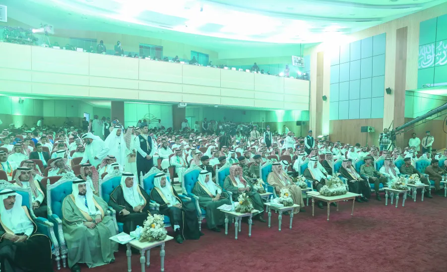 الجامعة تقيم احتفالاً خاصاً بمناسبة اليوم الوطني 92 -  جامعة المجمعة