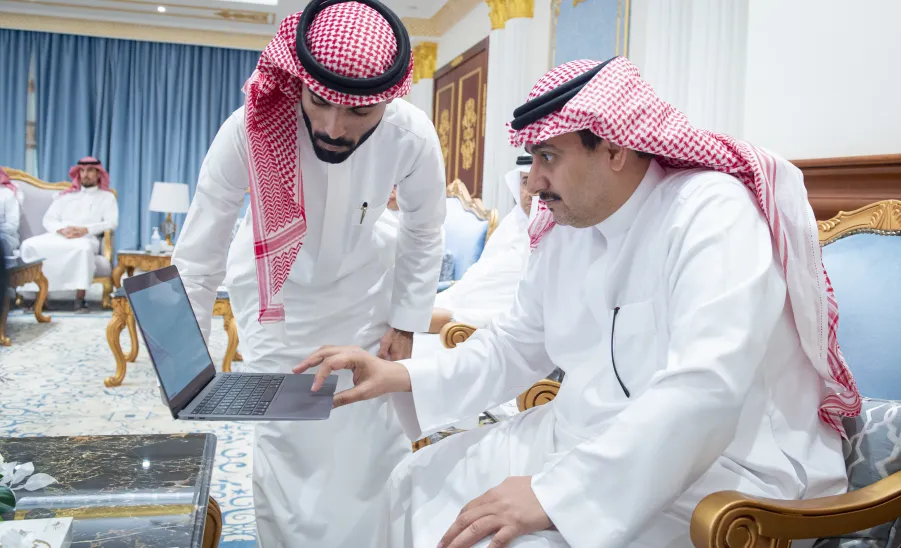 MU RECTOR LAUNCHES MULTIPLE DIGITAL SYSTEMS  -  جامعة المجمعة