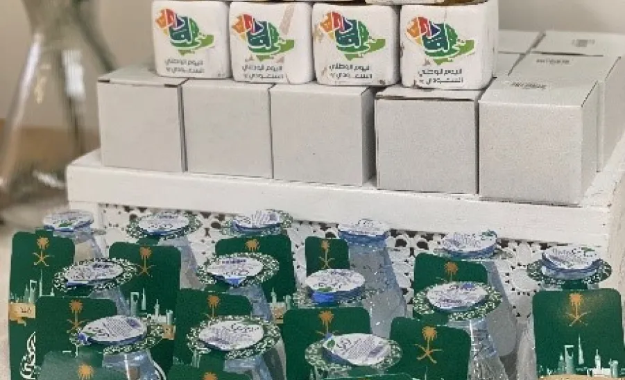 Participation of the Library of College of Sciences and Humanities in Hawtat Sudair in celebration of the 92nd Saudi National Day
 - يوم الوطن