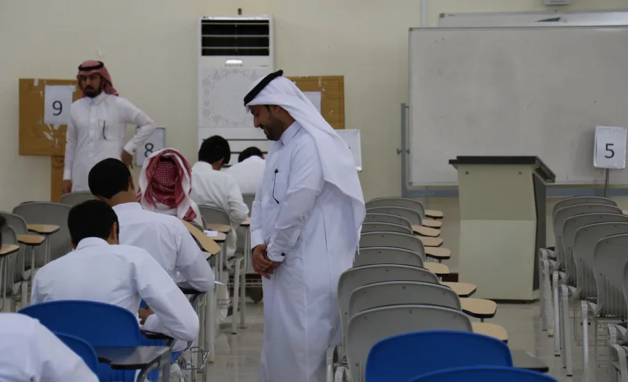 عميد الكلية يزور فرع الكلية بالزلفي لمتابعة سير الاختبارات والعملية التعليمية - fig2