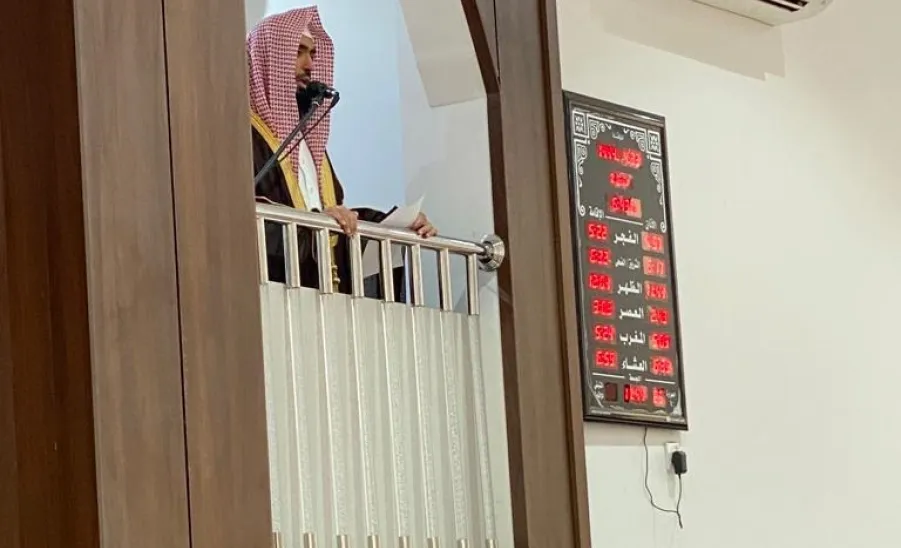 Seeking rain prayer performed at university housing -  صلاة الاستسقاء بالإسكان 1