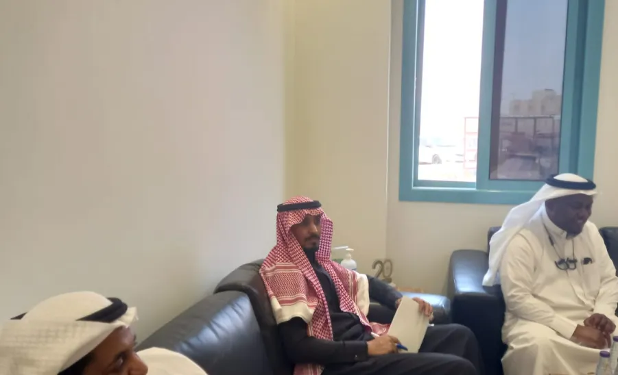 The Director of General Administration of Strategic Planning visits the University Security
 - التخطيط 1 