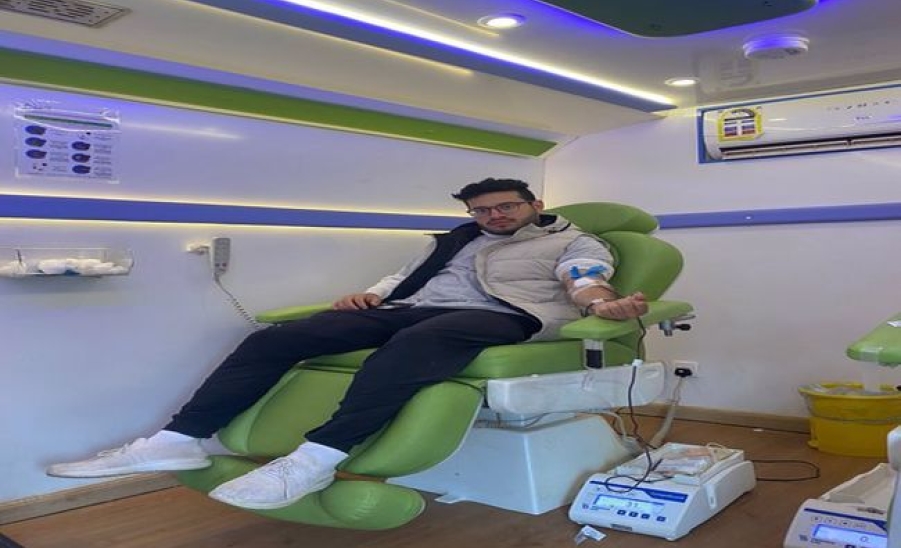 حملة تبرع بالدم في كلية التربية بالمجمعة
