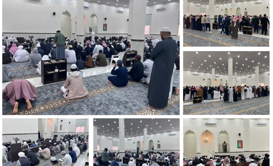 Rain seeking prayer held at the housing in Zulfi   -  إقامة صلاة الجمعة في جامع إسكان أعضاء هيئة التدريس بالزلفي