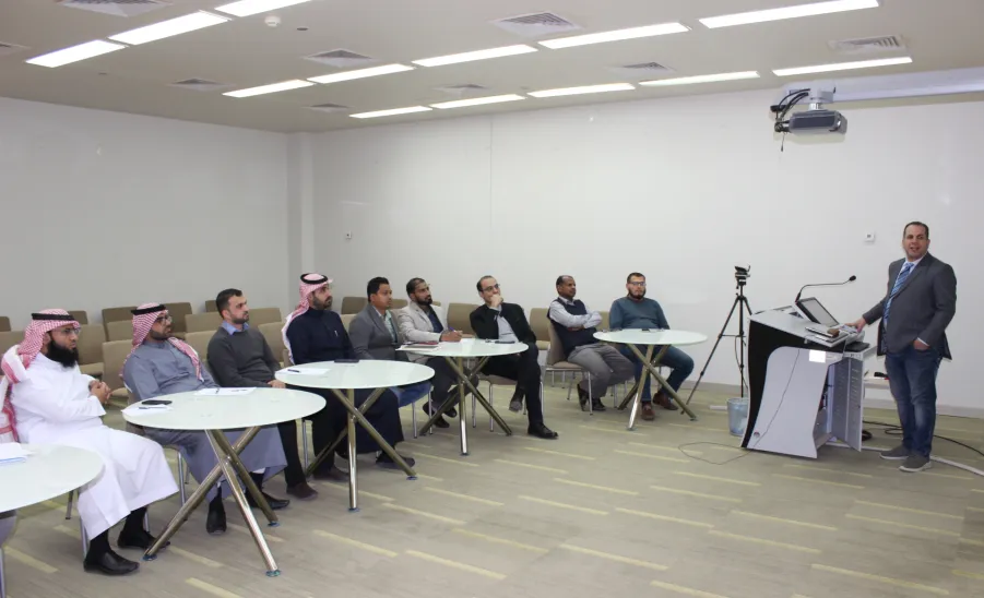 Academic Accreditation Unit and Quality Assurance are conducting a workshop on writing a professional course report - 1
