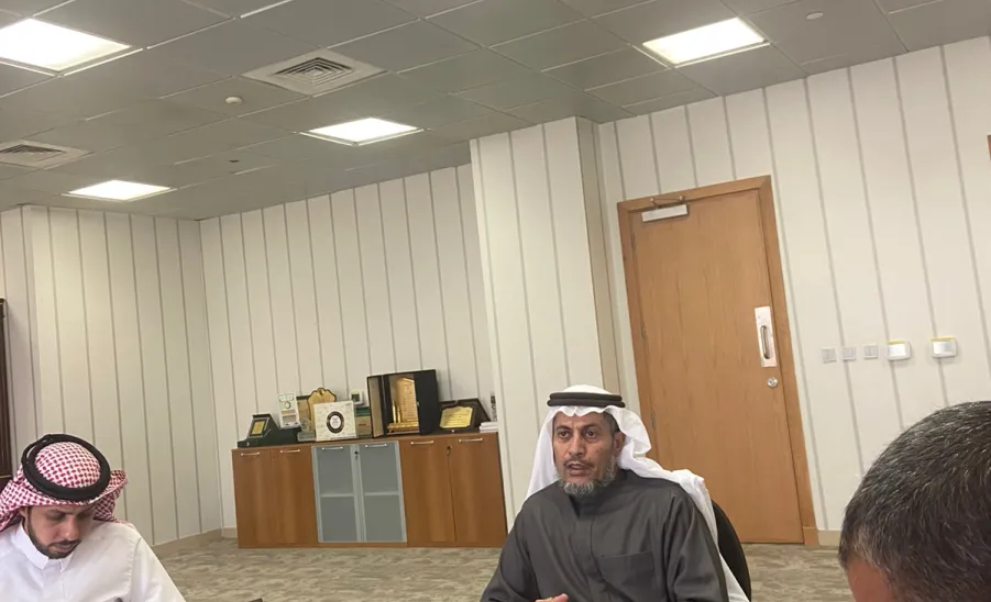 A meeting chaired by Vice-Rector for Educational Affairs   -  وكيل الجامعة للشؤون التعليمية 