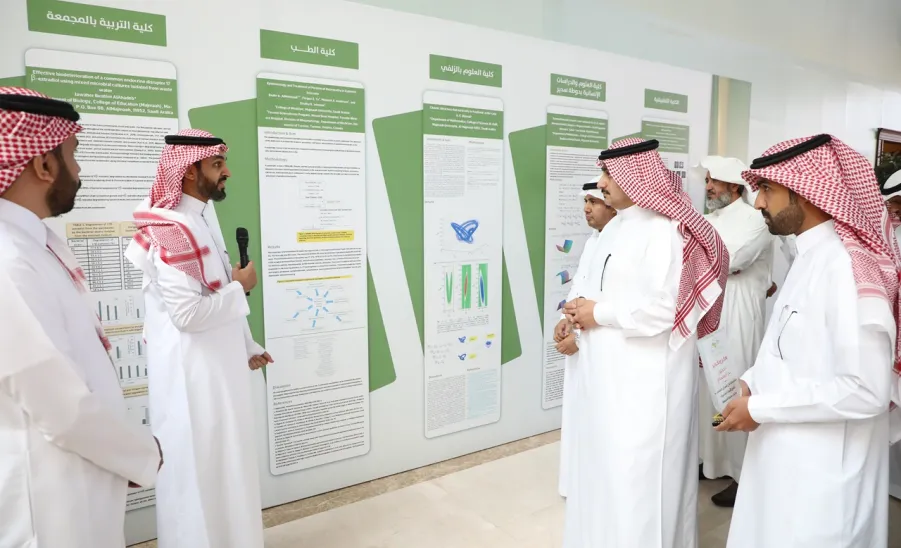 عمادة البحث العلمي تقيم الملتقى البحثي لمنسوبي الجامعة -  جامعة المجمعة