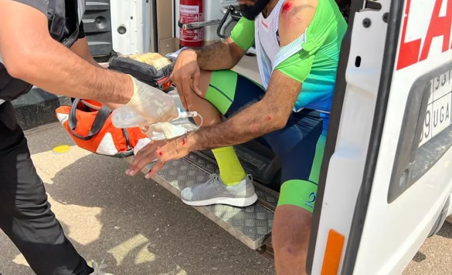 MU medical team is providing therapeutic services at the Saudi Cycling Federation race 




 - 1