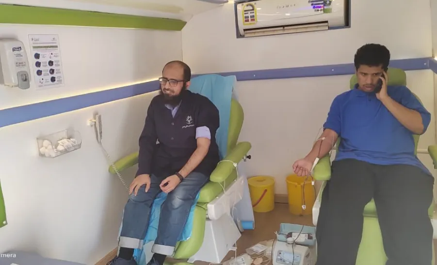 MU launches blood donation campaigns at Industrial Vocational Institute
 - صورة