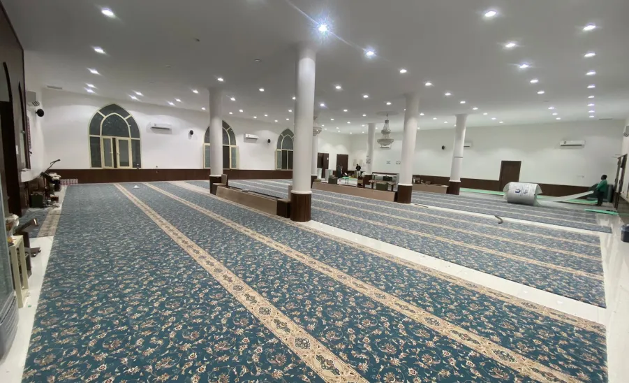 New carpet in housing's mosque  -  جامع الإسكان بالمجمعة 2