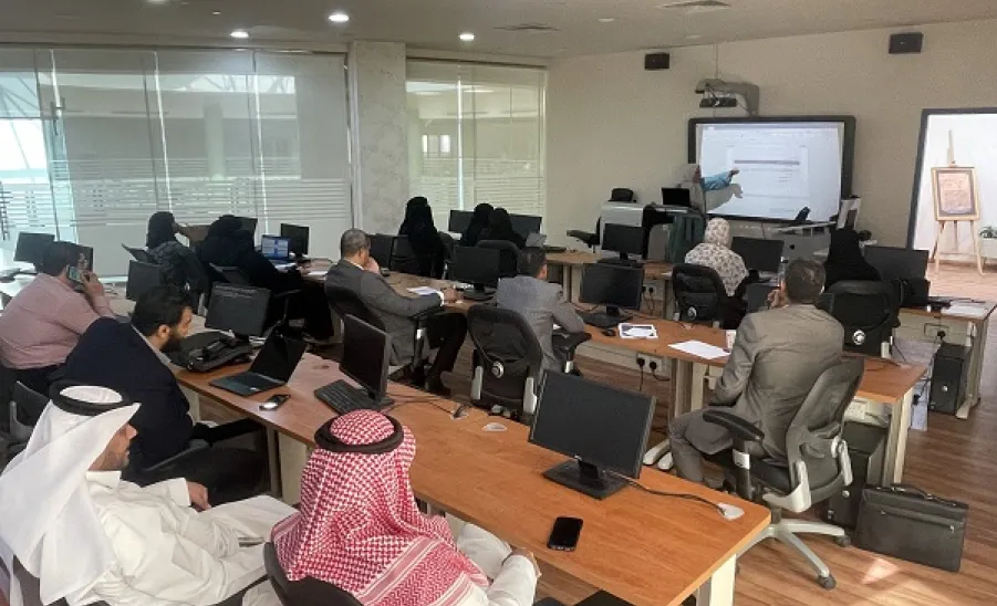 The Deanship holds a workshop entitled: Techniques of Writing Course Descriptions and Reports - .