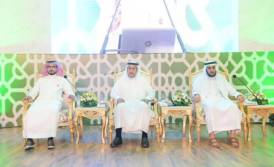 الجامعة تقيم اللقاء السنوي للطلبة المستجدين ومعرض الإرشاد الجامعي -  جامعة المجمعة 