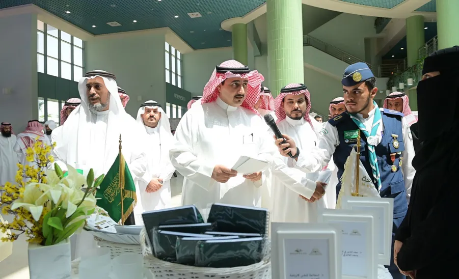عمادة شؤون المكتبات تُشارك في معرض الإرشاد الجامعي  - جامعة المجمعة 