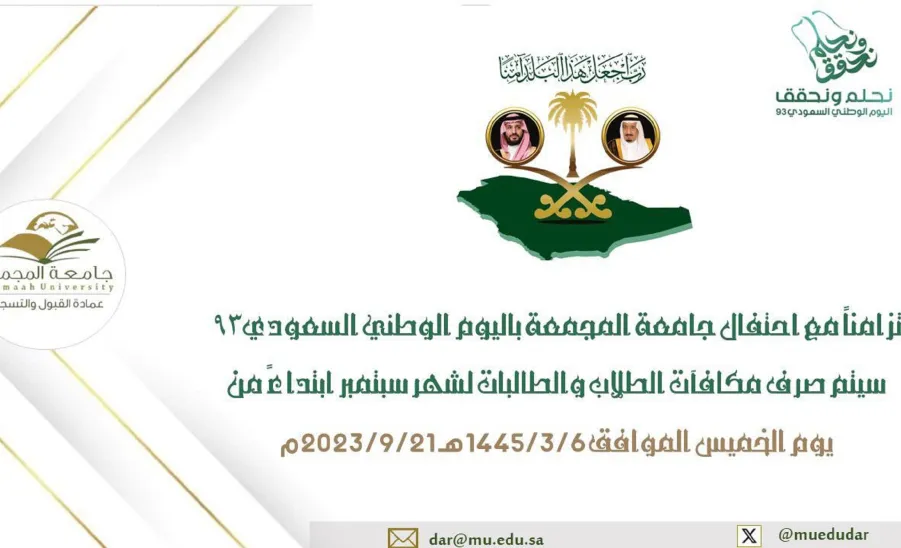 الجامعة تعلن عن تقديم موعد صرف مكافأة الطلبة لشهر سبتمبر - مكافاة شهر 9