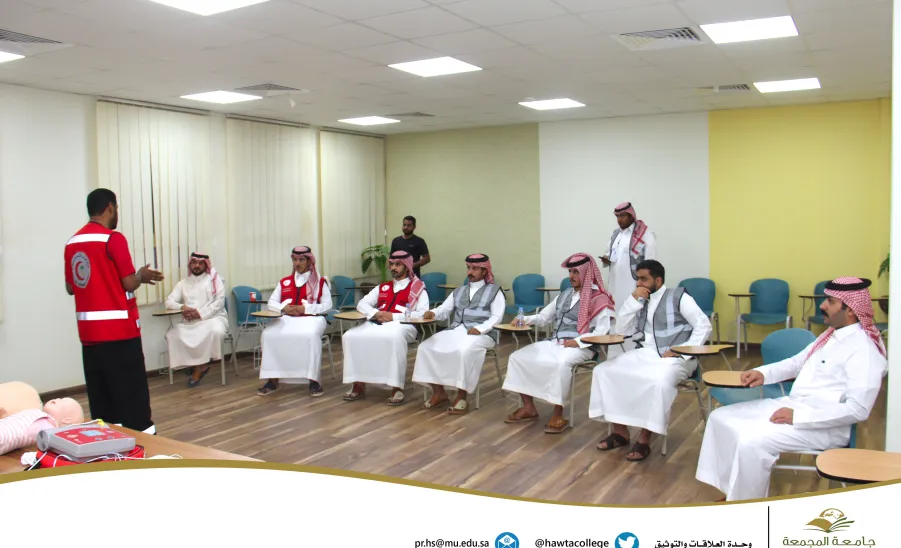 Community Service and Continuing Education Unit conducts a course on first aid  - دورة تدريبية بعنوان "سفير الحياة للإسعافات الأولية"