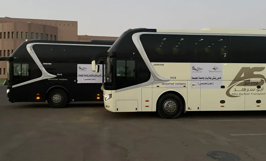 نقل طلاب المنح لمراكز القياس لإداء الإختبارات لكفاية اللغة العربية بالتعاون مع مجمع الملك سلمان العالمي للغة العربية  - تت