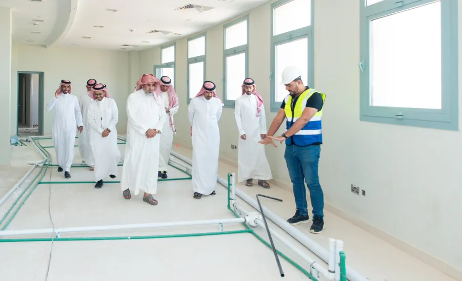 تفقد مشروع عيادات طب الأسنان التعليمية بالمجمعة -  تفقد مشروع عيادات طب الأسنان التعليمية بالمجمعة