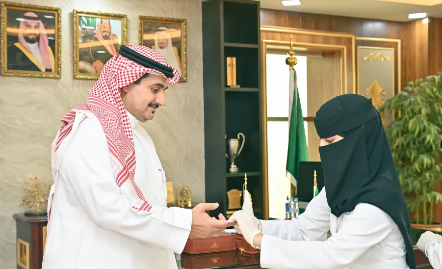 الجامعة تقيم معرضاً بمناسبة اليوم العالمي للسكري -  جامعة المجمعة 