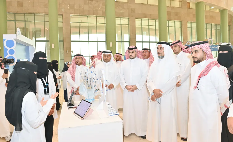 الجامعة تقيم معرضاً بمناسبة اليوم العالمي للسكري -  جامعة المجمعة 