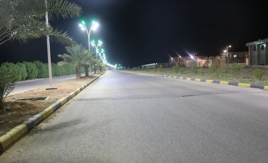 The Administration maintains roads and squares  - تأهيل
