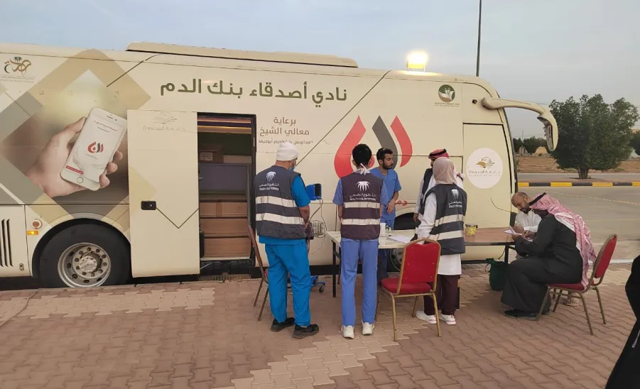 Social Responsibility Observatory launches a blood donation in Rawdat Sudair -  صورة