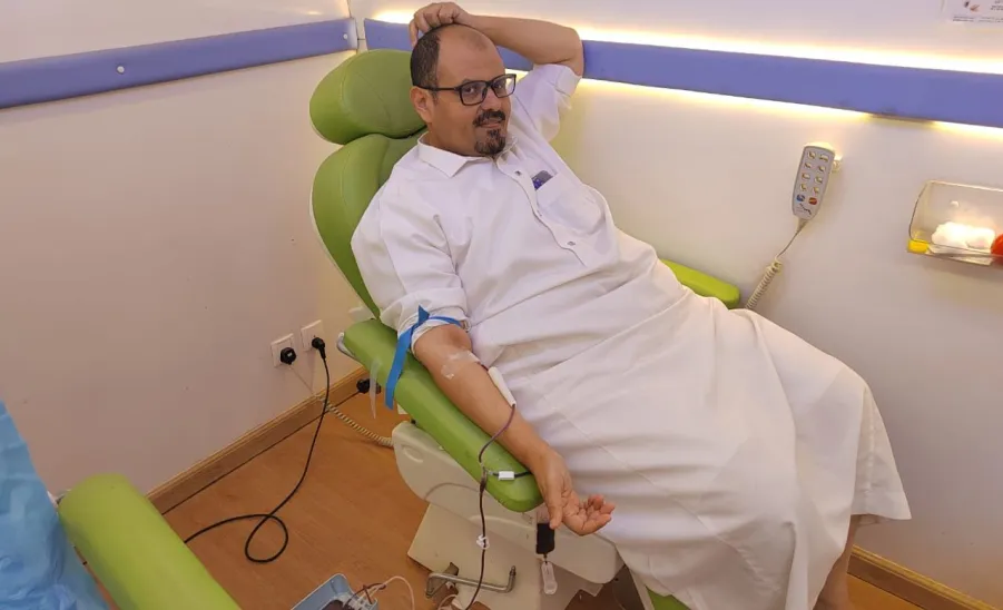 Social Responsibility Observatory launches a blood donation in Rawdat Sudair -  صورة