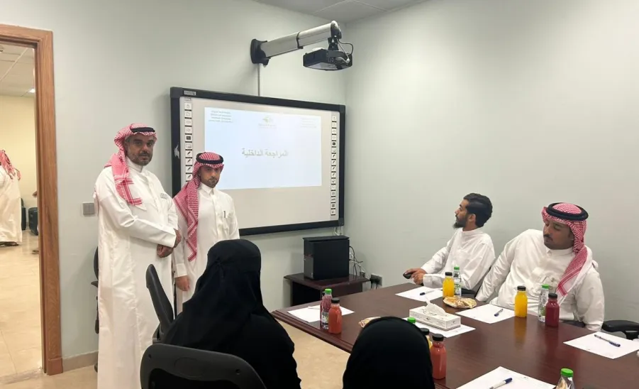 The General Administration of Internal Auditing welcomes a delegation of students from the Accounting Department  -  .