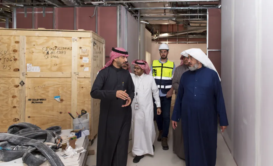 وكيل الجامعة للتنمية والاستثمار يتفقد المشاريع الصحية بالمجمعة -  وكيل الجامعة للتنمية والاستثمار يتفقد المشاريع الصحية بالمجمعة