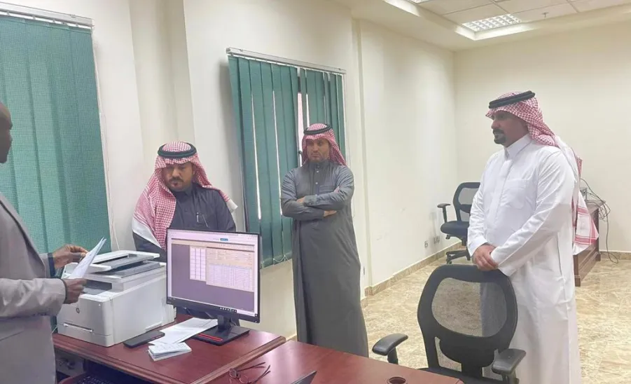 The College's CEO on tour of inspection to Remah branch  -  FIG1
